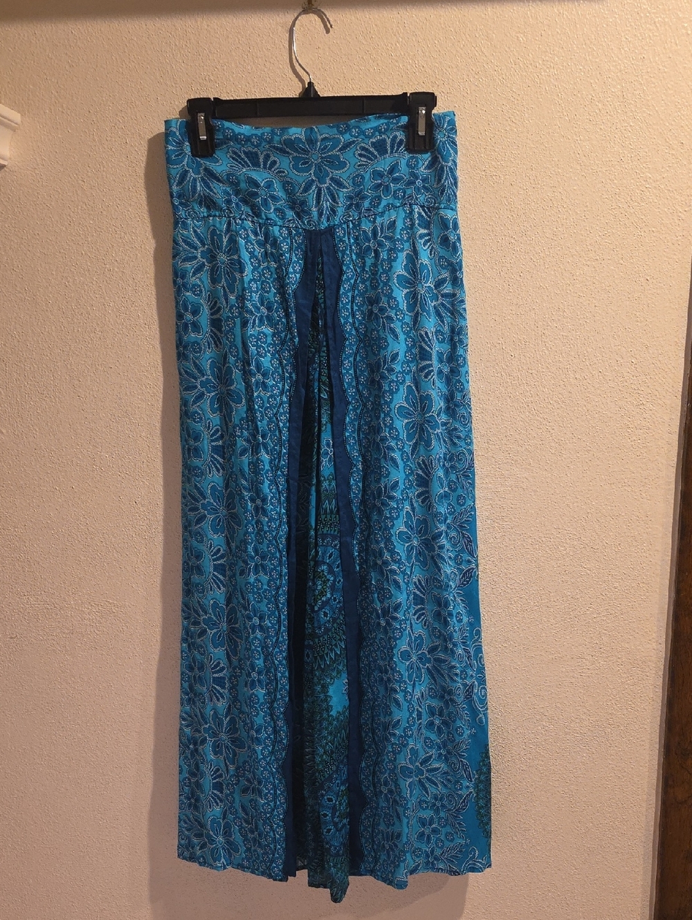 Laika Bohemian Print Wrap Split Leg Harem Pants